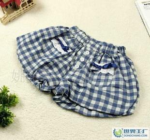 夏日童趣 探析韩版格子梭织布裙裤的批发商机