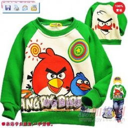 童装批发新风尚 童卫衣、儿童抓绒长袖T恤与愤怒鸟主题童装市场解析